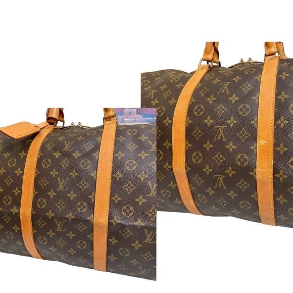 LOUIS VUITTON Monogram Keepall 60 TravelโBag ๐งณ M6 - Picture 12 of 16